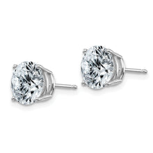 Moissanite 4-Prong Basket Post Earring