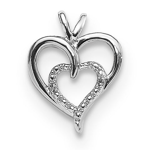 SS Diamond Pend w/ Chain