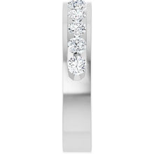 14K White Gold 1 CTW Lab-Grown Diamond Anniversary Band Size 6