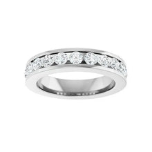 14K White Gold 1 CTW Lab-Grown Diamond Anniversary Band Size 6