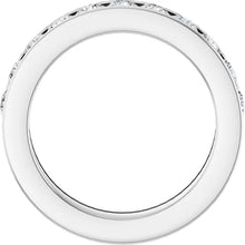14K White Gold 1 CTW Lab-Grown Diamond Anniversary Band Size 6