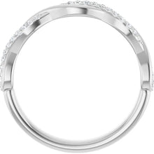 14K White Gold 1/8 CTW Lab-Grown Diamond Anniversary Band