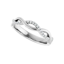14K White Gold 1/8 CTW Lab-Grown Diamond Anniversary Band