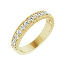 14K Yellow Gold 3/8 CTW Lab-Grown Diamond Anniversary Band