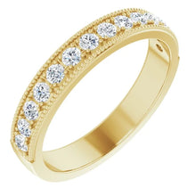 14K Yellow Gold 3/8 CTW Lab-Grown Diamond Anniversary Band