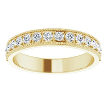 14K Yellow Gold 3/8 CTW Lab-Grown Diamond Anniversary Band