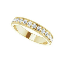 14K Yellow Gold 3/8 CTW Lab-Grown Diamond Anniversary Band