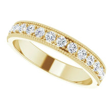 14K Yellow Gold 3/8 CTW Lab-Grown Diamond Anniversary Band