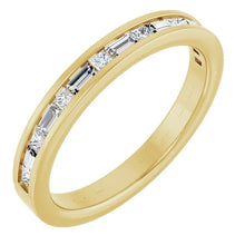 14K Yellow Gold 3/8 CTW Lab-Grown Diamond Channel Set Anniversary Band