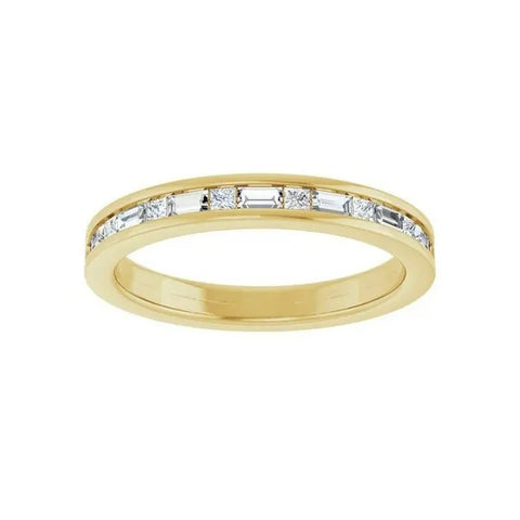 14K Yellow Gold 3/8 CTW Lab-Grown Diamond Channel Set Anniversary Band