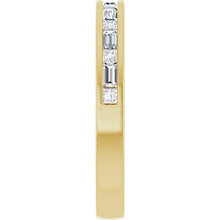 14K Yellow Gold 3/8 CTW Lab-Grown Diamond Channel Set Anniversary Band