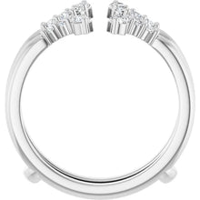14K White Gold 1/3 CTW Lab-Grown Diamond Ring Guard