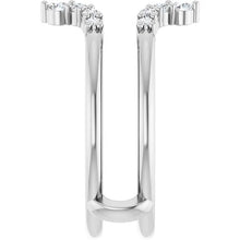 14K White Gold 1/3 CTW Lab-Grown Diamond Ring Guard