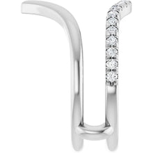 14K White Gold 1/4 CTW Lab-Grown Diamond Ring Guard