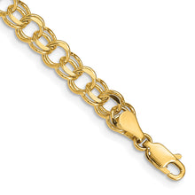 Gold Double Link Charm Bracelets