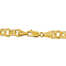 Gold Double Link Charm Bracelets