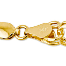Gold Double Link Charm Bracelets