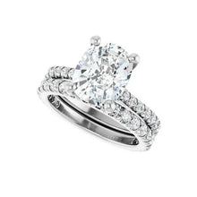 14K White Gold 4 3/8 CTW Lab-Grown Diamond Engagement Ring