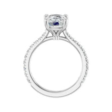 14K White Gold 4 3/8 CTW Lab-Grown Diamond Engagement Ring