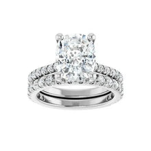 14K White Gold 4 3/8 CTW Lab-Grown Diamond Engagement Ring
