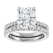 14K White Gold 4 3/8 CTW Lab-Grown Diamond Engagement Ring