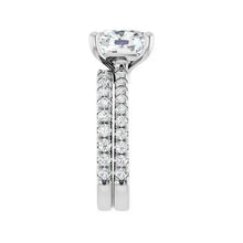 14K White Gold 4 3/8 CTW Lab-Grown Diamond Engagement Ring