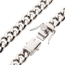 12mm Steel Miami Cuban Chain Bracelet