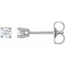 14K White Gold 1/4 CTW Natural Diamond Earrings
