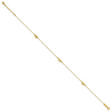 Gold Heart Anklets