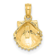 Gold Polished Sea Shell Pendants