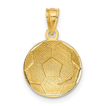 Gold Polished Soccer Pendants