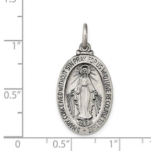 Sterling Silver Miraculous Medal Pendants
