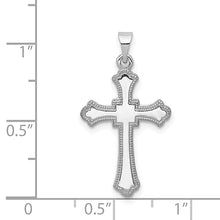 Gold Fleur de lis Cross Pendant