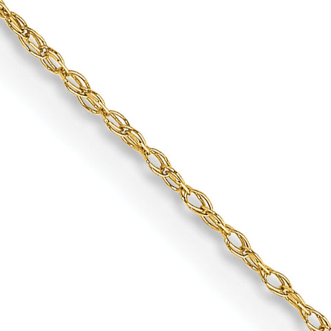 Gold (10K & 14K) Carded Cable Rope Chain