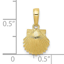 Gold Polished Sea Shell Pendants