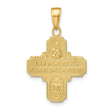 Gold Four Way Medal Pendants