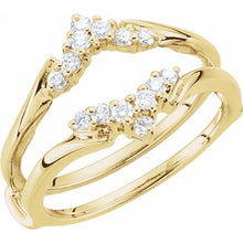 14K Yellow Gold 1/4 CTW Lab-Grown Diamond Ring