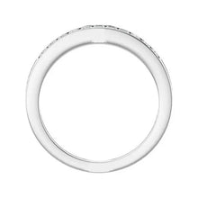 14K White Gold 3/8 CTW Lab-Grown Diamond Anniversary Band Size 6.5