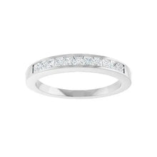 14K White Gold 3/8 CTW Lab-Grown Diamond Anniversary Band Size 6.5