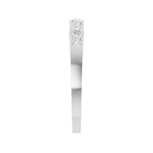 14K White Gold 3/8 CTW Lab-Grown Diamond Anniversary Band Size 6.5