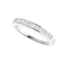 14K White Gold 3/8 CTW Lab-Grown Diamond Anniversary Band Size 6.5