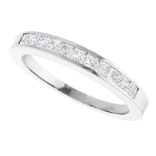 14K White Gold 3/8 CTW Lab-Grown Diamond Anniversary Band Size 6.5