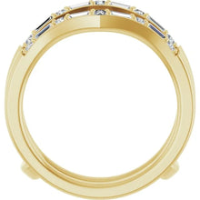 14K Yellow Gold 1/2 CTW Lab-Grown Diamond Ring Guard