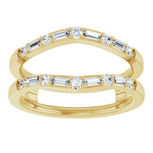 14K Yellow Gold 1/2 CTW Lab-Grown Diamond Ring Guard