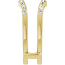 14K Yellow Gold 1/2 CTW Lab-Grown Diamond Ring Guard