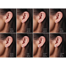 14K White Gold 1/2 CTW Lab-Grown Diamond Earrings