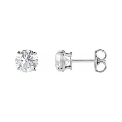 14K White Gold 1/4 CTW Lab-Grown Diamond Earring