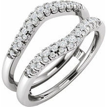 14K White Gold 1 CTW Lab-Grown Diamond Ring