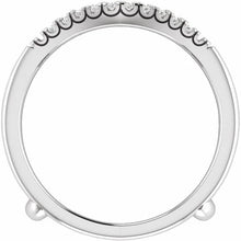 14K White Gold 1 CTW Lab-Grown Diamond Ring