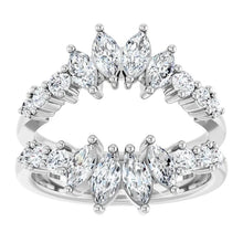 14K White Gold 1 1/2 CTW Lab-Grown Diamond Ring Guard